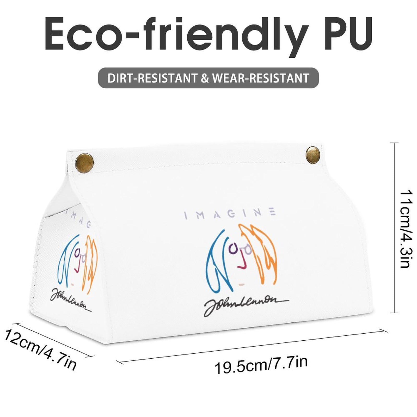 Amazon｜ティッシュケース ティッシュカバー ジョン・レノン